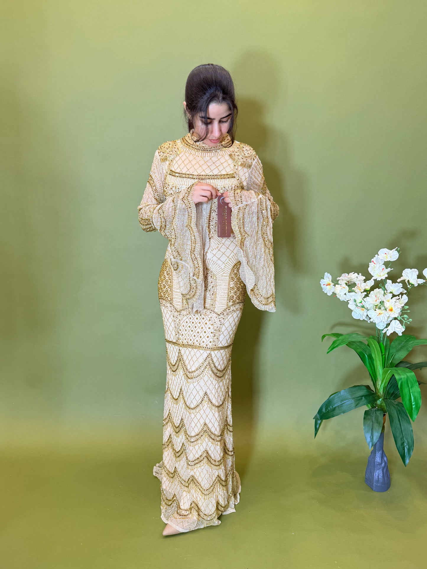Celestia Signature Beaded Gown